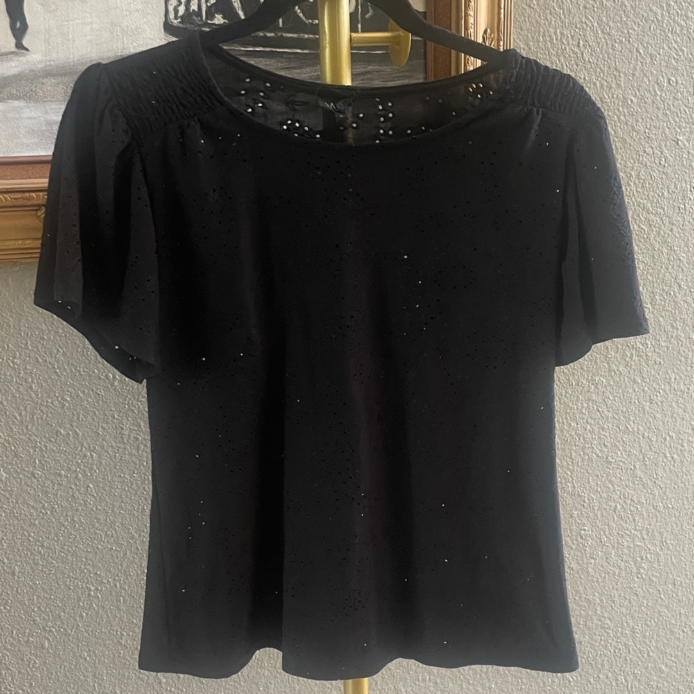 W5 Elegant Black Blouse